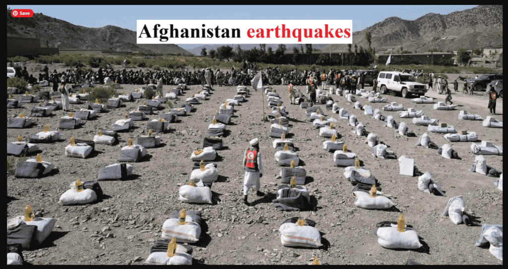 Afghanistan earthquakes